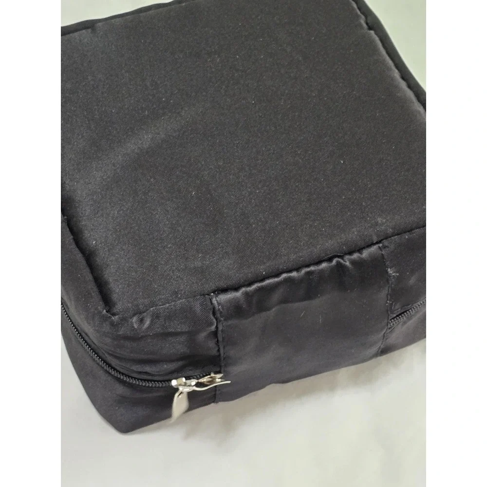 Jewelry Pouch Travel 6 Pockets Zippers Loepard Organizer‎ Handle Slick /0416